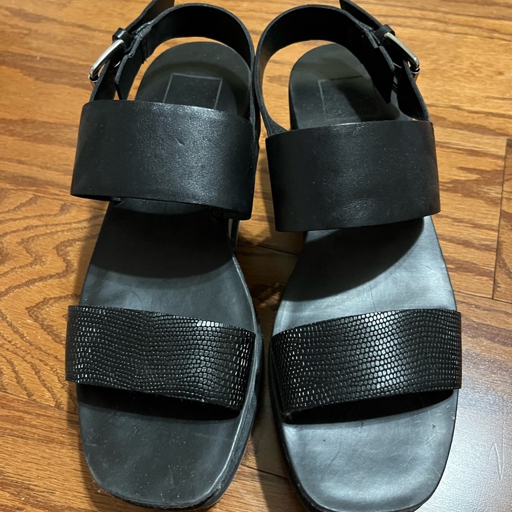 Black Dolce Vita platform Sandals